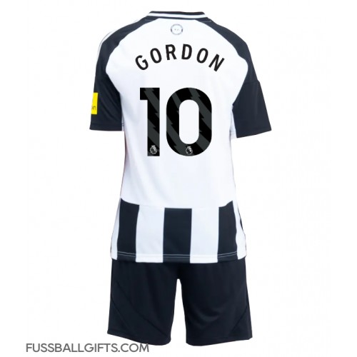 Newcastle United Anthony Gordon #10 Fußballbekleidung Heimtrikot Kinder 2024-25 Kurzarm (+ kurze hosen)